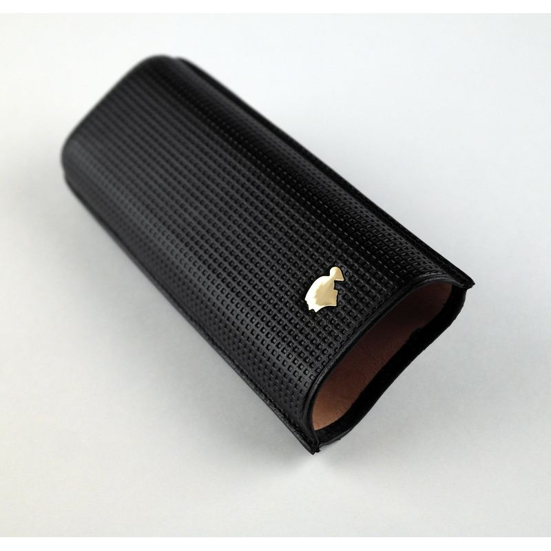 Регулируемый кожаный портсигар COHIBA на 2 сигары